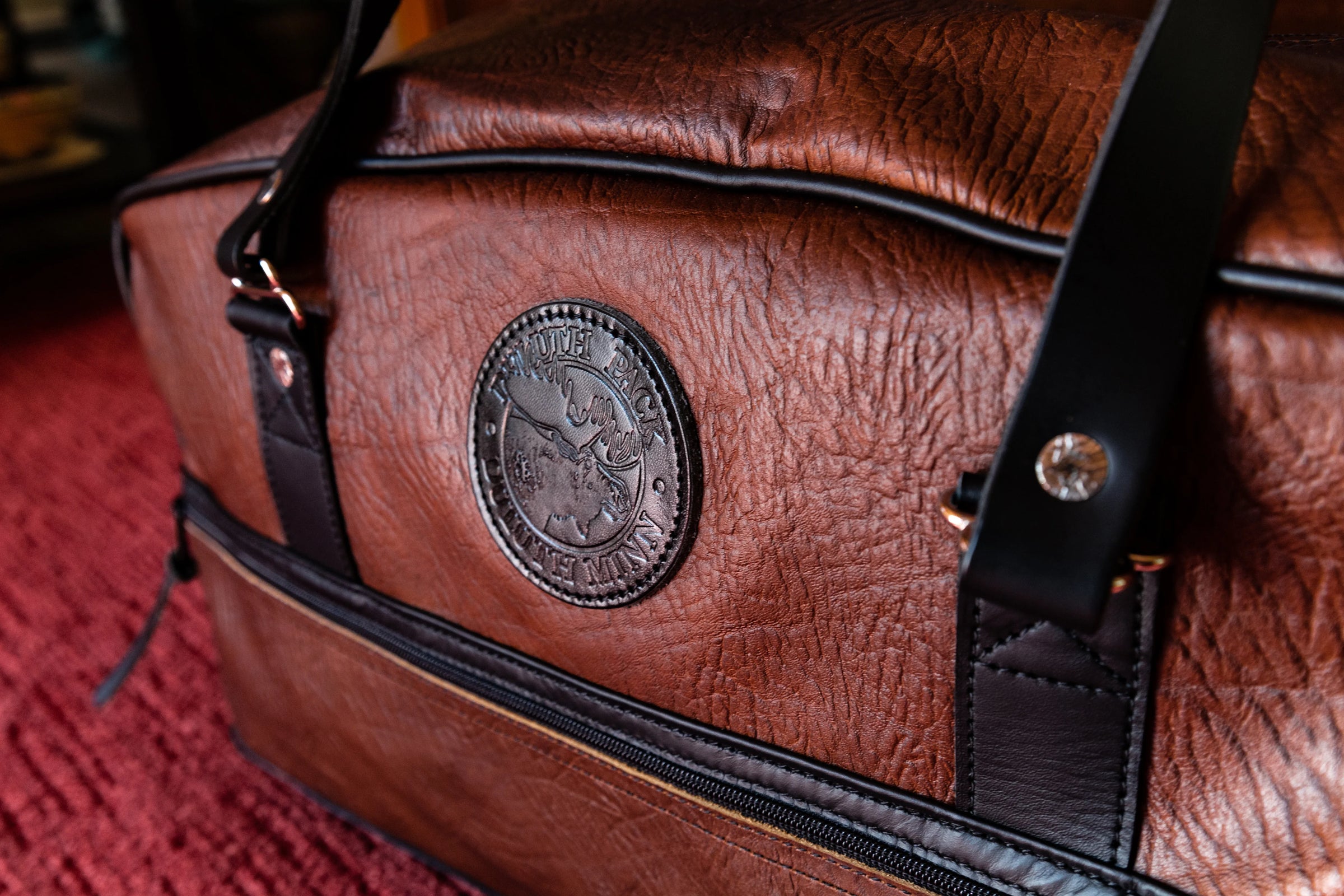 Bison Leather Duluth Pack Weekender Duffel 