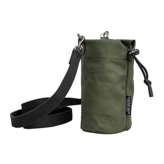 Canvas Water Bottle Holder with Strap