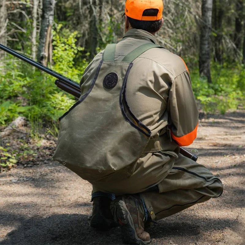 Wax Khaki Upland Game Vest on Model