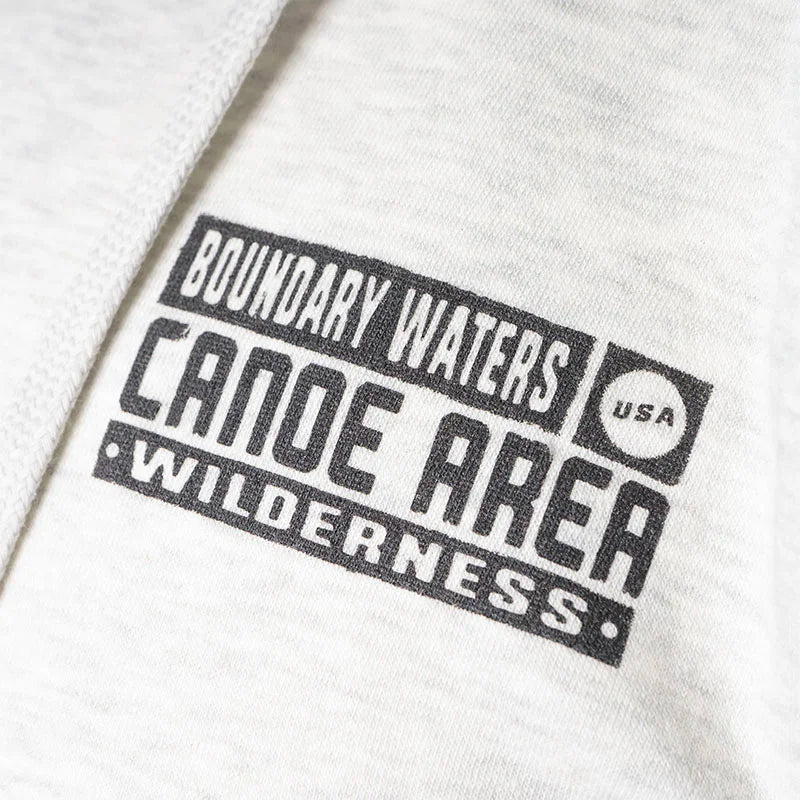 Boundary Waters Logo Closeup Oat Hoodie