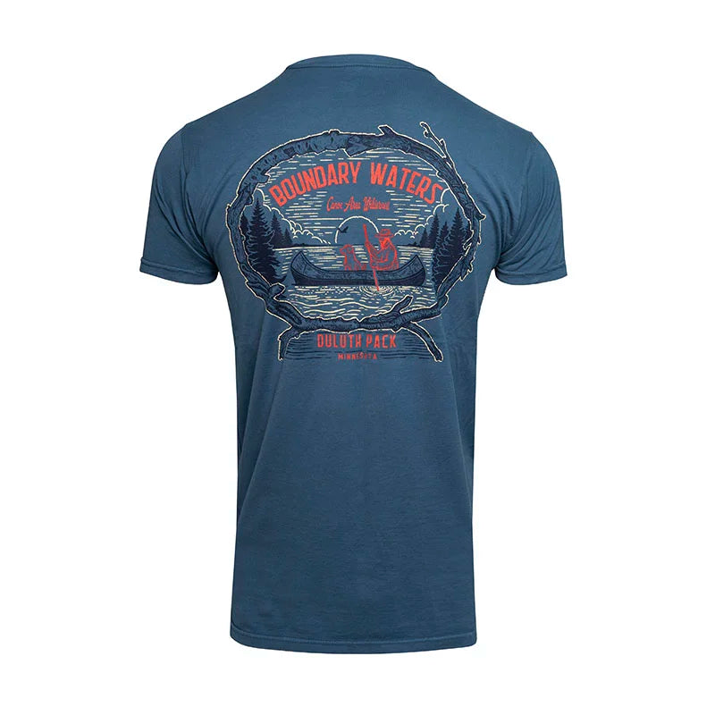 Boundary Waters Shirt Back Blue