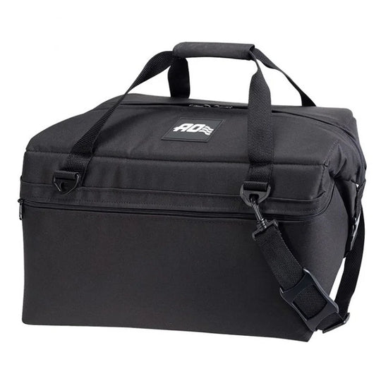 AO Canvas Cooler - 36 Pack in black with white background