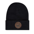 Duluth Pack Logo Beanie in black with a white background