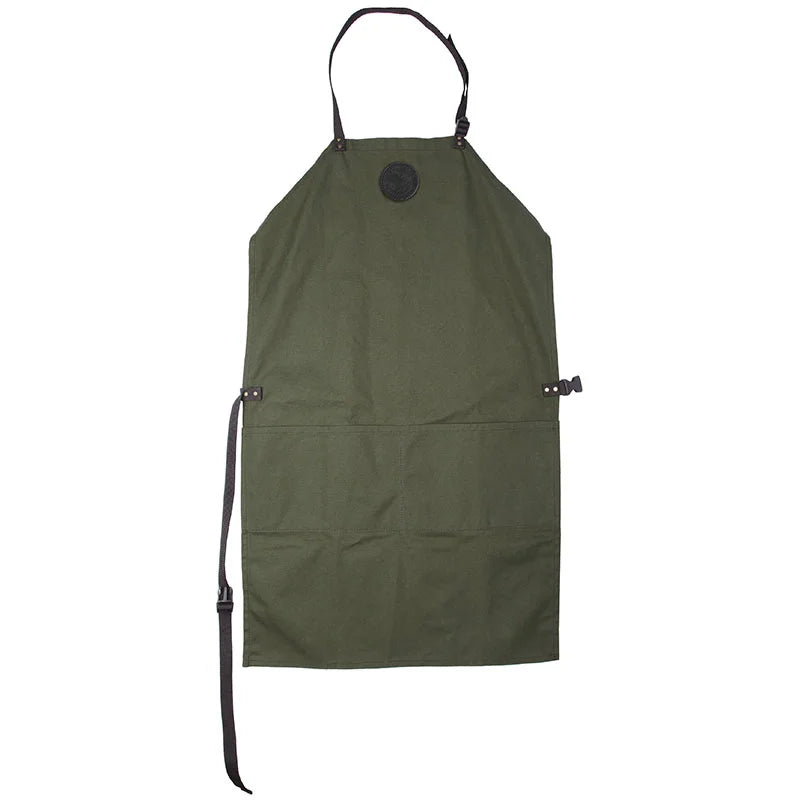 Canvas Apron in Olive Drab