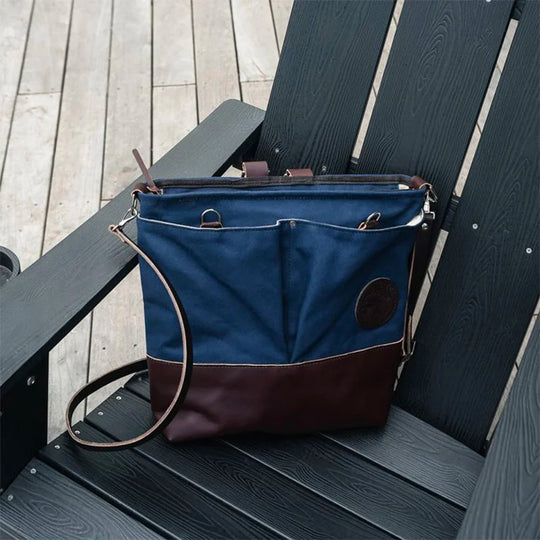 Convertible Jet-Setter Tote on chair