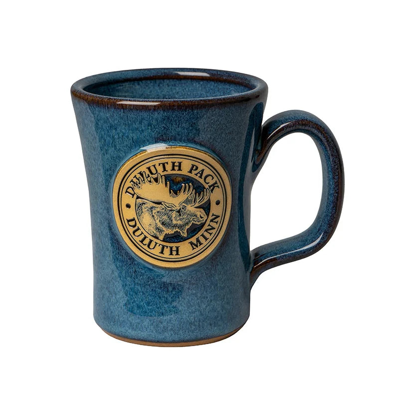 Deneen Frosted Abby Mug in Denim with a  white background