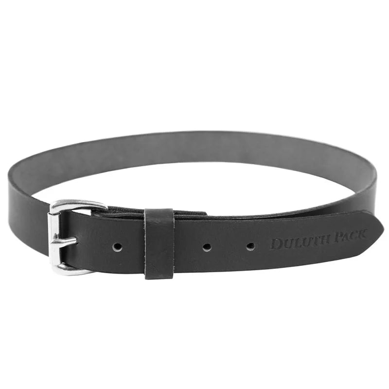 Black Leather Belt Duluth Pack