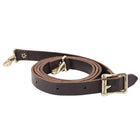 Detachable Brown Leather Strap with Brass Hardware