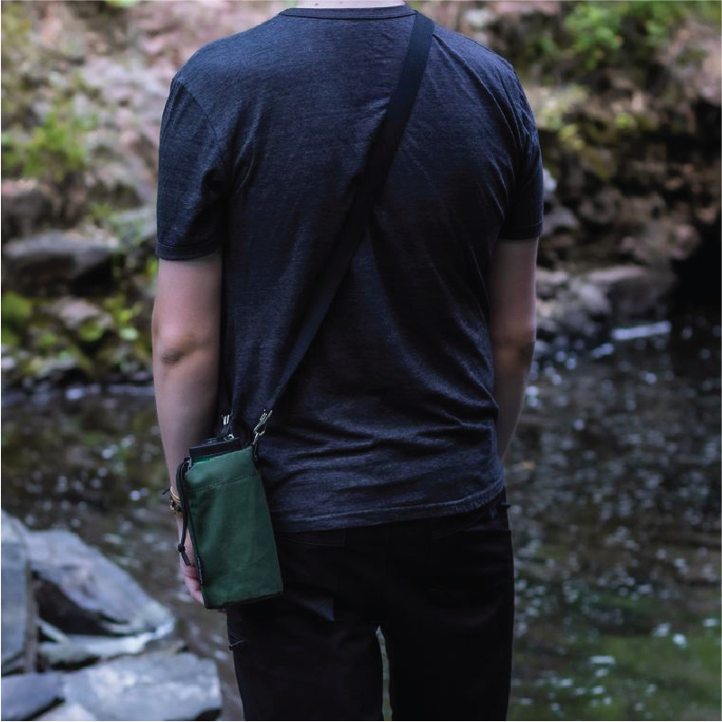 Water Bottle Holder on man&