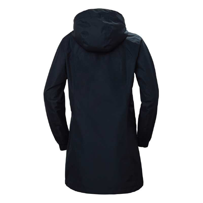 back View of navy Helly Hansen Women&