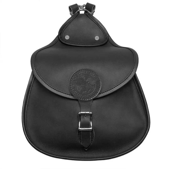 Leather Lady Slipper Pack in Black