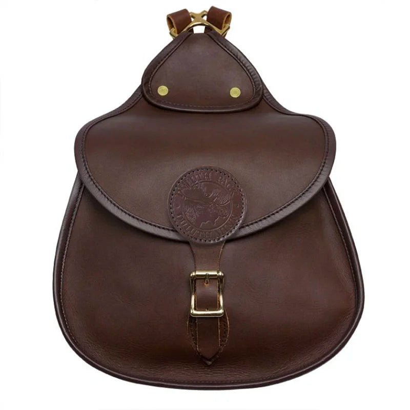 Leather Lady Slipper Pack in Brown