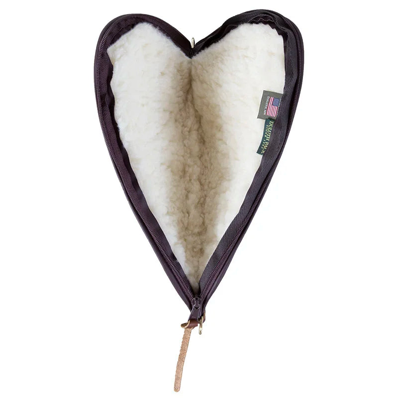 Leather Mini Pistol Rug Open Sherpa Lining