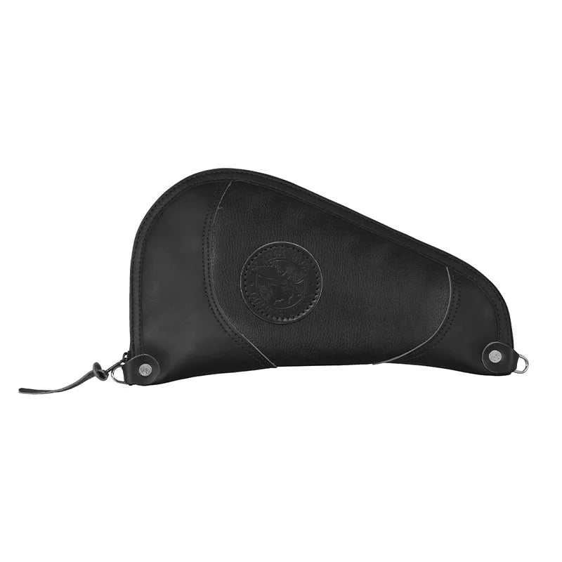 Leather Medium Pistol Rug in Pebbled Black