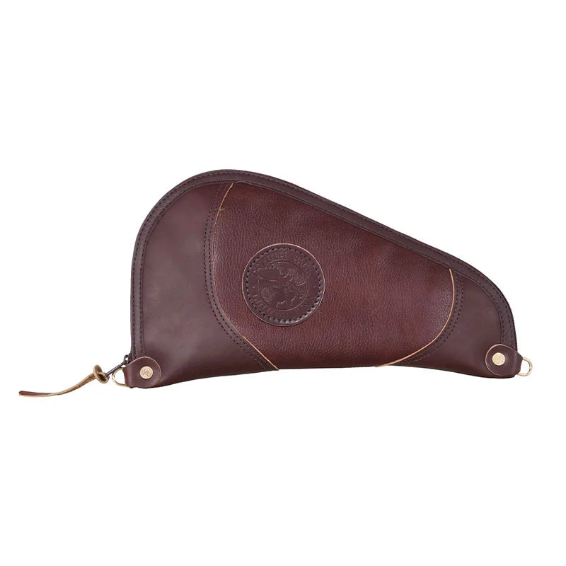Leather Medium Pistol Rug in Pebbled Brown