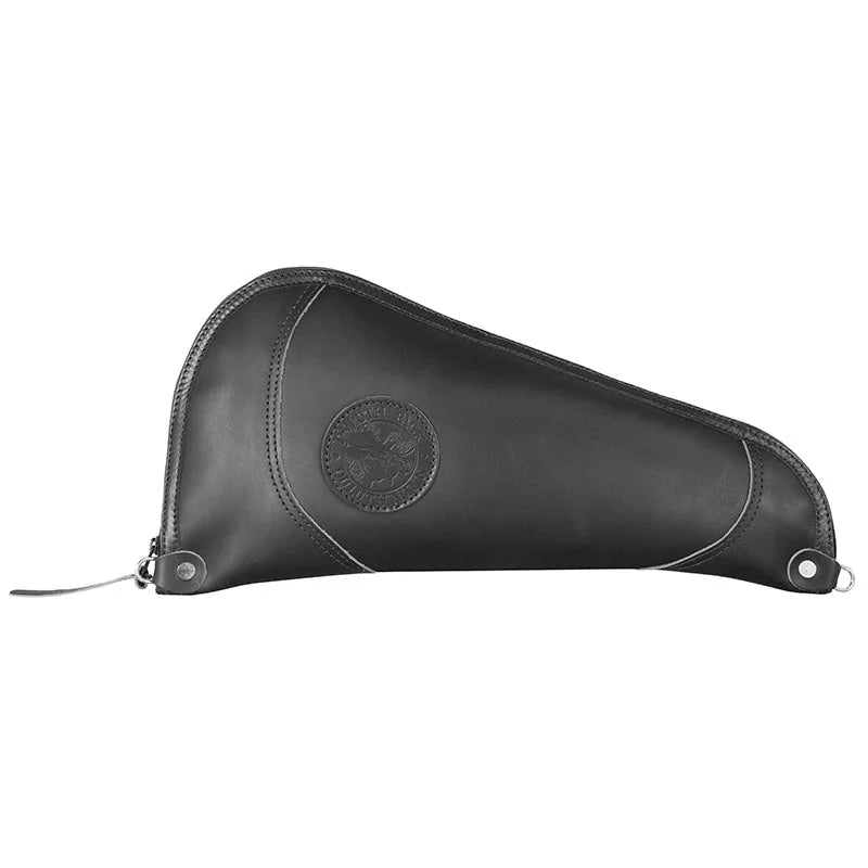 Leather Large Pistol Rug in Black