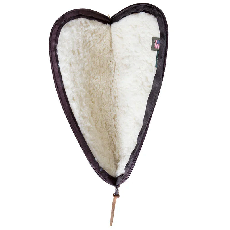 Leather Large Pistol Rug Open Sherpa