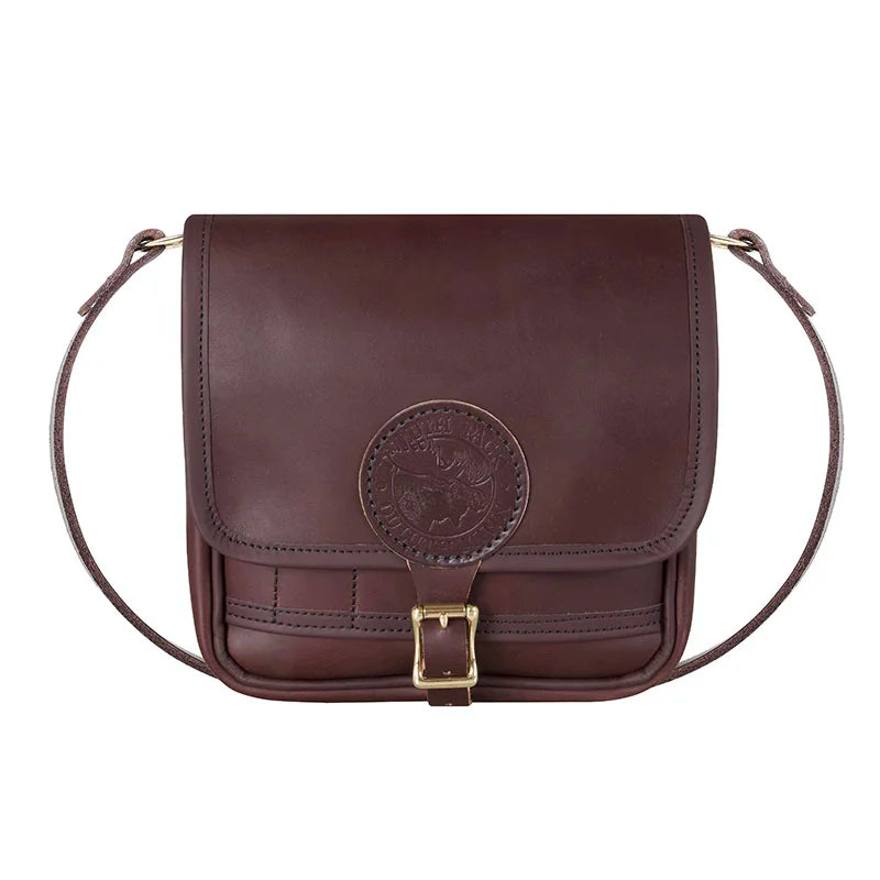 Conceal and Carry Leather Mini Haversack in Brown