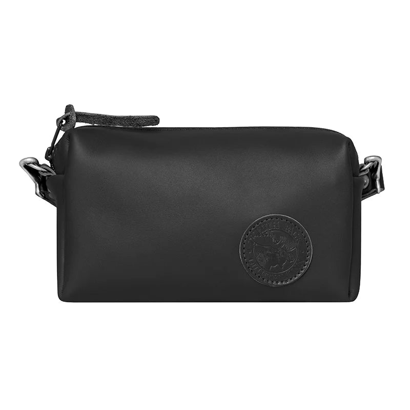 Leather Riverwalk Purse in Black