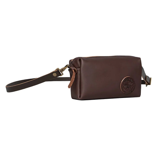 Leather Riverwalk Purse Side With Strap and Zipper