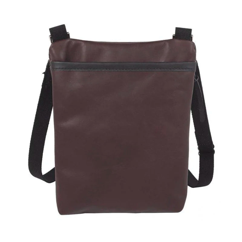 Leather Traverse Crossbody Back with Pocket