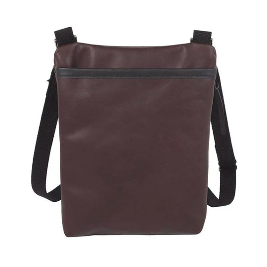 Leather Traverse Crossbody Back with Pocket