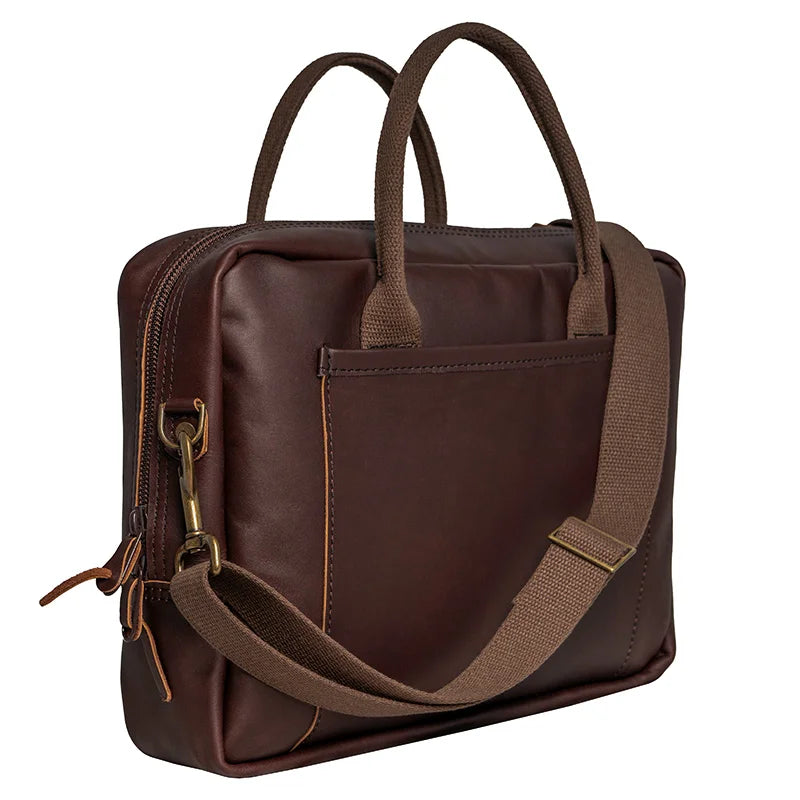 Innovator Briefcase Side View with Strap
