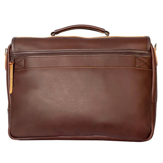 Leather Entrepreneur Briefcase Back