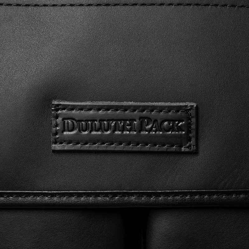 Superior Series Leather Entrepreneur Briefcase Worded Logo