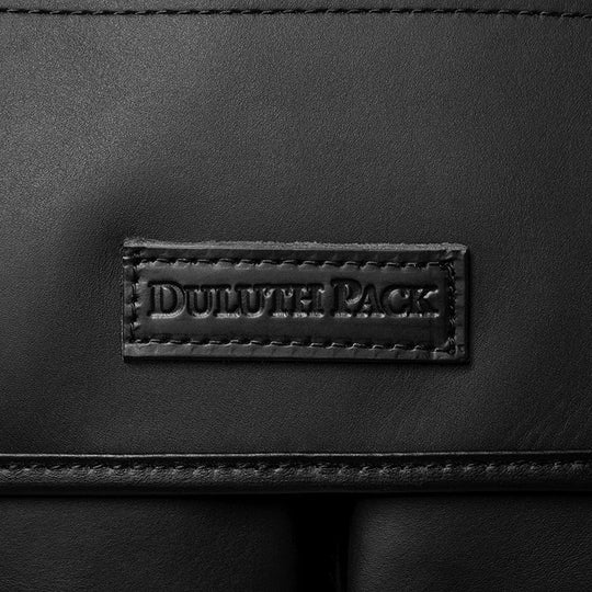 Superior Series Leather Entrepreneur Briefcase Worded Logo