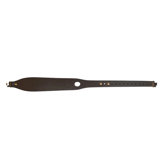 Leather Rifle Sling in Brown Standard Hardware