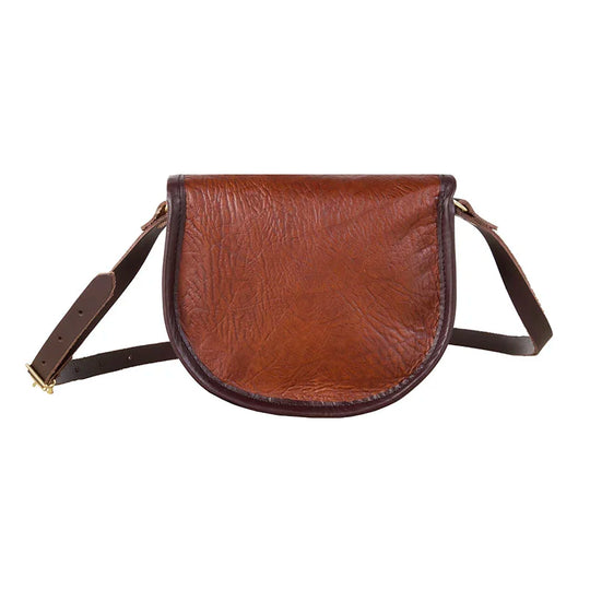 Bison Leather Small Shell Purse Back