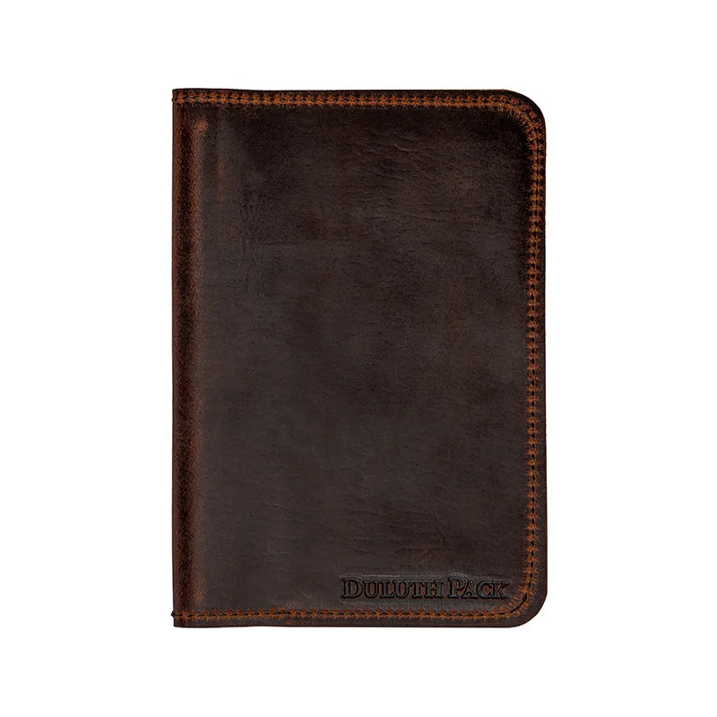 Heritage Leather Field Journal front with a white background