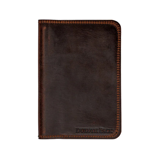 Heritage Leather Field Journal front with a white background