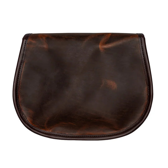 Heritage Leather Medium Shell Purse Back