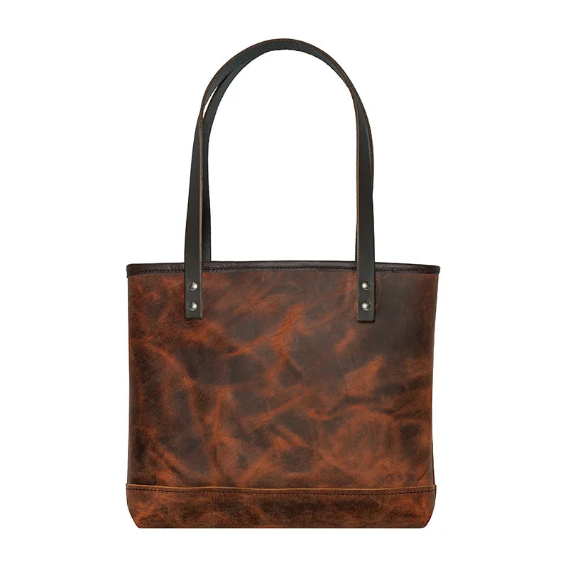 Heritage Leather Lakewalk Tote Back