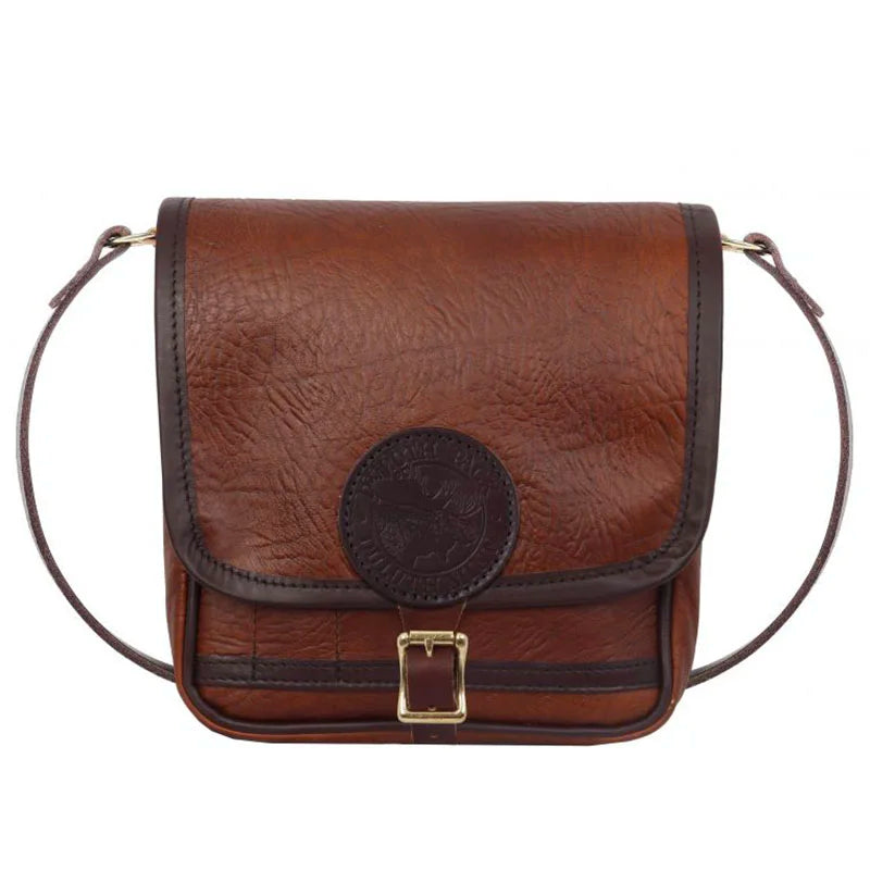 Bison Leather Mini Haversack in Brown Trim