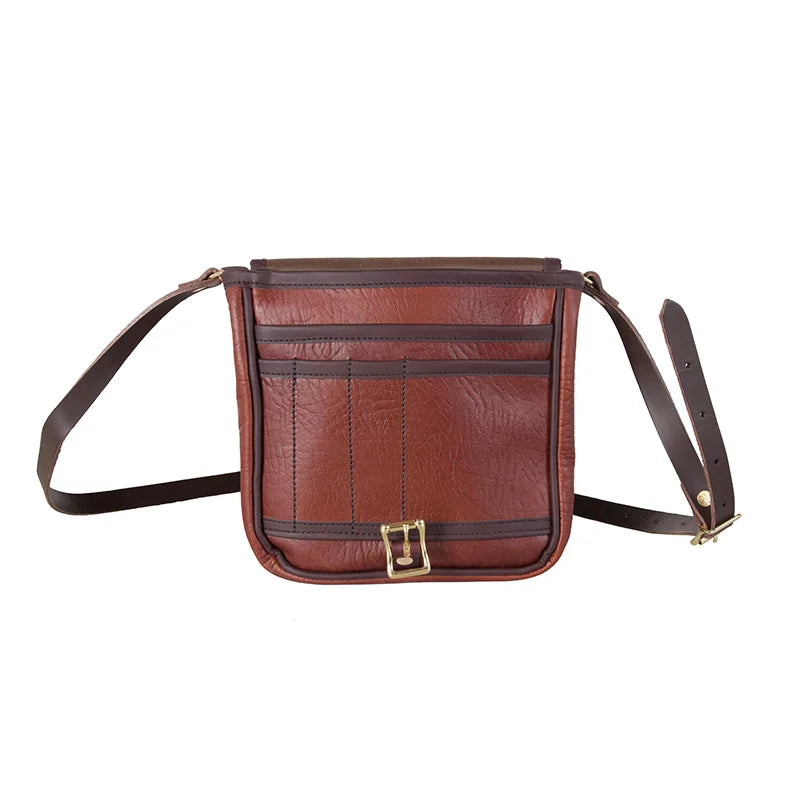 Bison Leather Mini Haversack Pockets