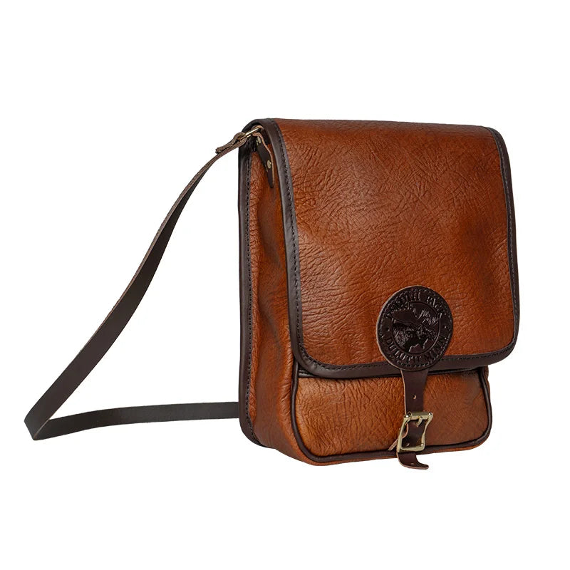 Bison Leather Haversack Side Angle