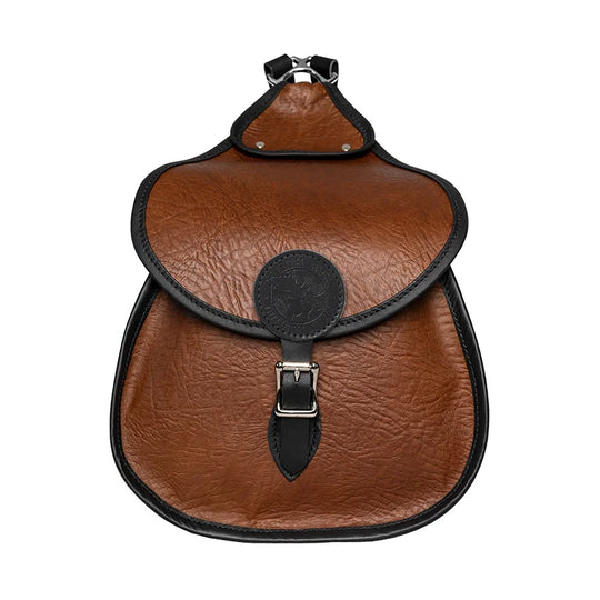 Bison Leather Lady Slipper in Black Trim