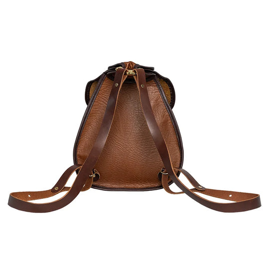 Bison Leather Lady Slipper Back Straps