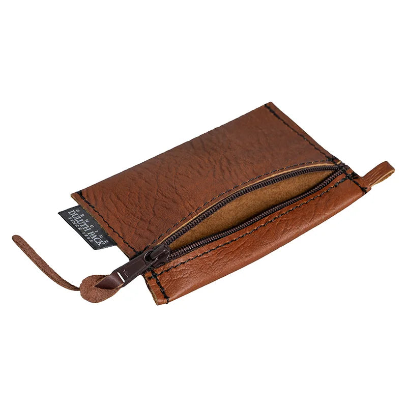 Bison Leather Gear Stash Open