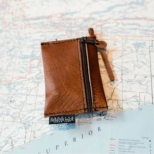 Bison Leather Gear Stash on Map Table