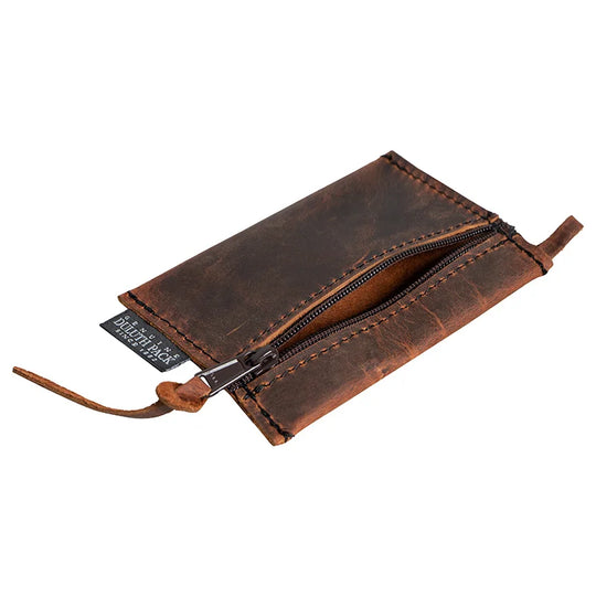 Heritage Leather Gear Stash Open
