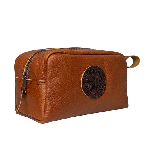 Bison Leather Kit Bag Side Angle