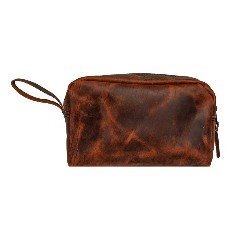Heritage Leather Kit Bag Back