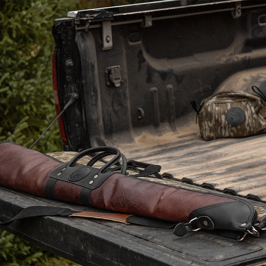 Bison Leather Shotgun Case