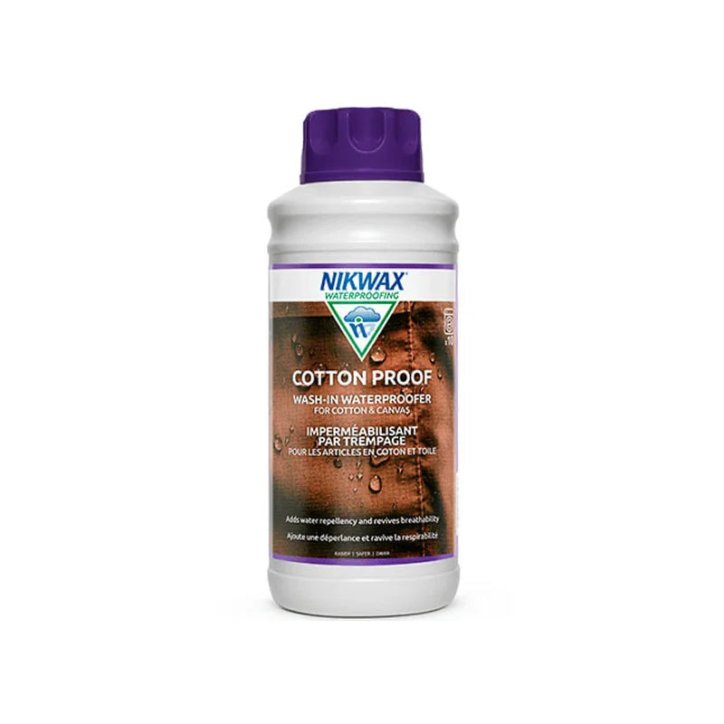 Nikwax Cotton Proof Wash - 1L for Cotton and Canvas