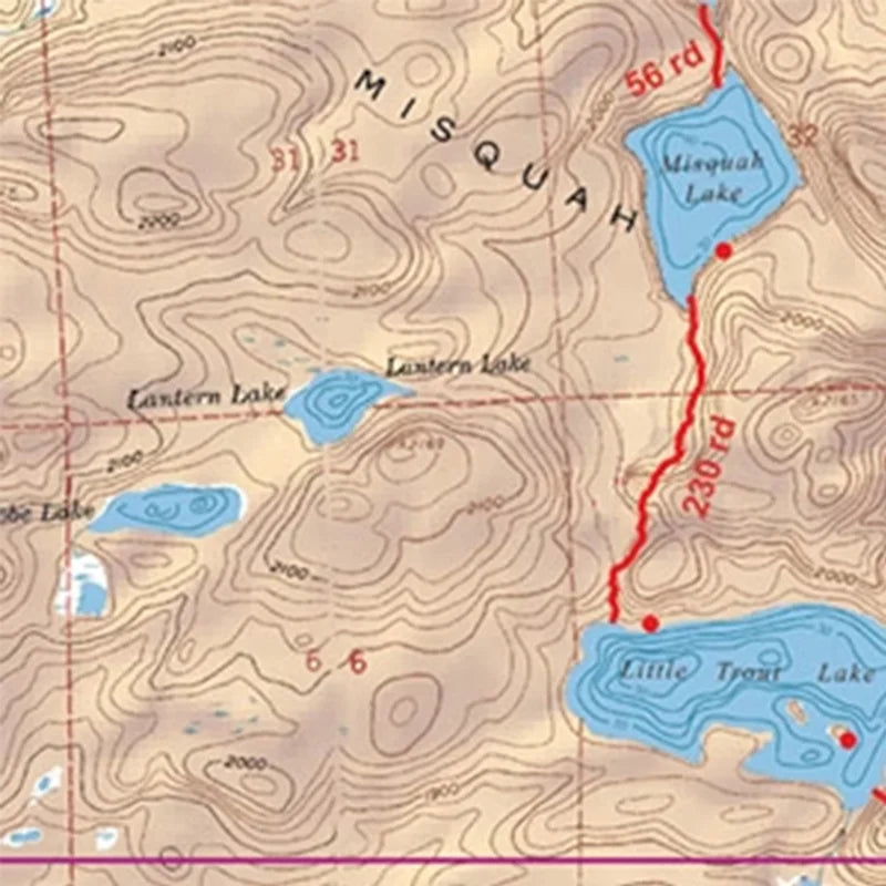 3 - Ball Club, Winchell and Poplar Lakes by Mackenzie Maps for the Boundary Waters Canoe Area