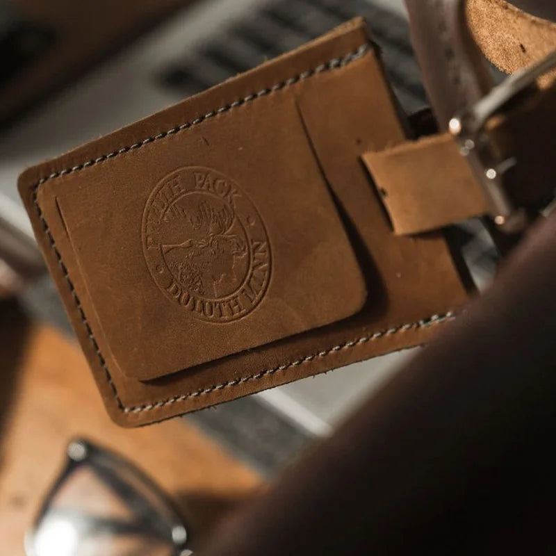 Duluth Pack Luggage Tag in Brown for Luggage